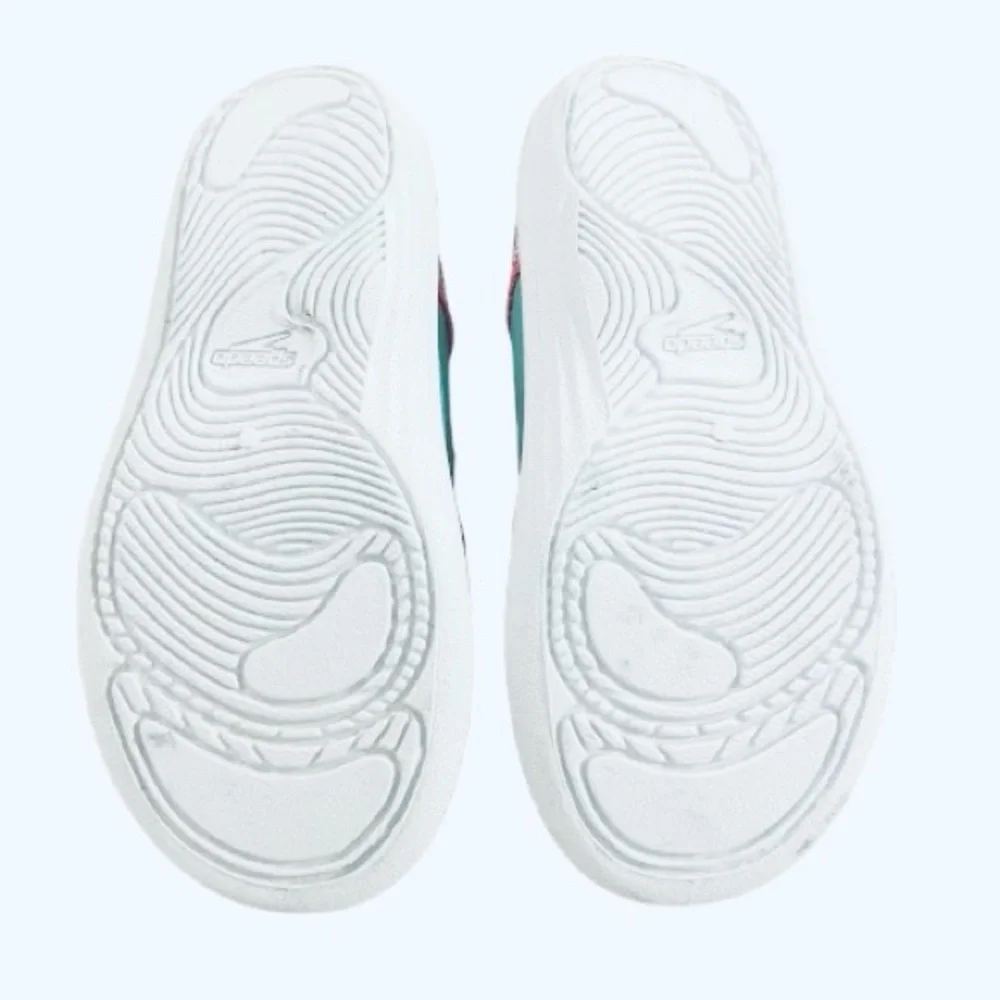 🆕- Speedo Toddler Girls' Water Shoes - Turquoise/Pink Size M- 7-8